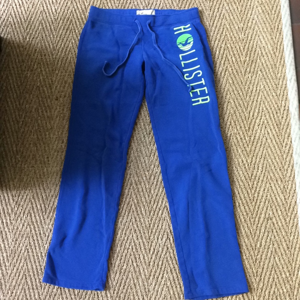 Blue Hollister sleep/lounge pants.
